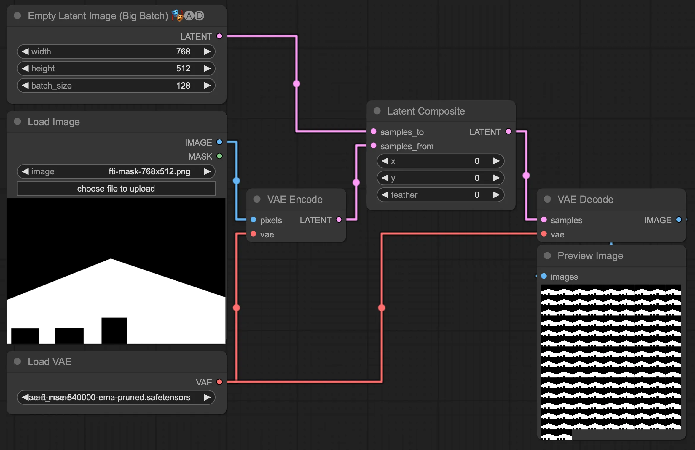 comfyui nodes creating a bigger latent repeat